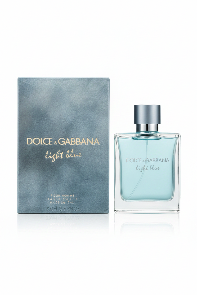 Dolce & Gabbana Light Blue Eau de Toilette for Men 6.7 oz